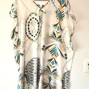 Swimsuit cover one size woman chiffon